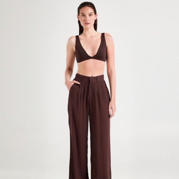 Myra Swim ‘Blake’ Top in Chocolate - Picture 3 of 6